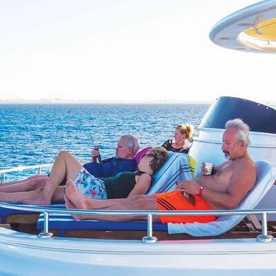 Elite VIP Cruise Hurghada – Luxury Boat Trip to Orange Bay with Lunch