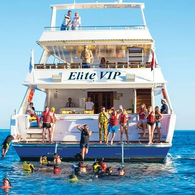 Elite VIP Cruise Hurghada – Luxury Boat Trip to Orange Bay with Lunch