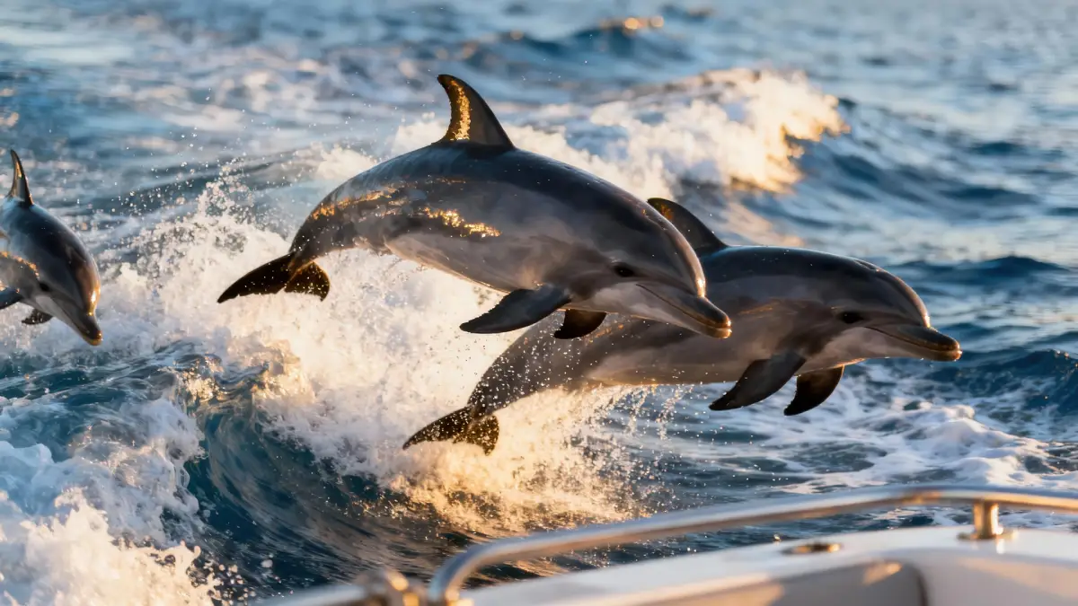 Delfin-Express-Boot in Hurghada &ndash; schnelle Fahrt mit Schnorchel-Stopp