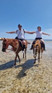 horse riding