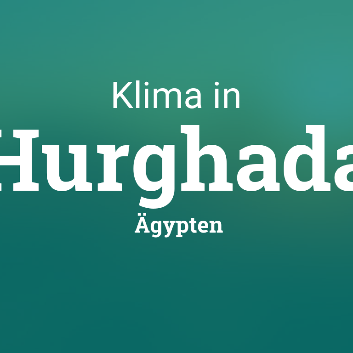 Klima Hurghada